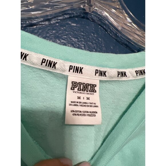 Victorias Secret PINK Long Sleeve Shirt W/ Metallic Dog & Logo - Picture 4 of 4